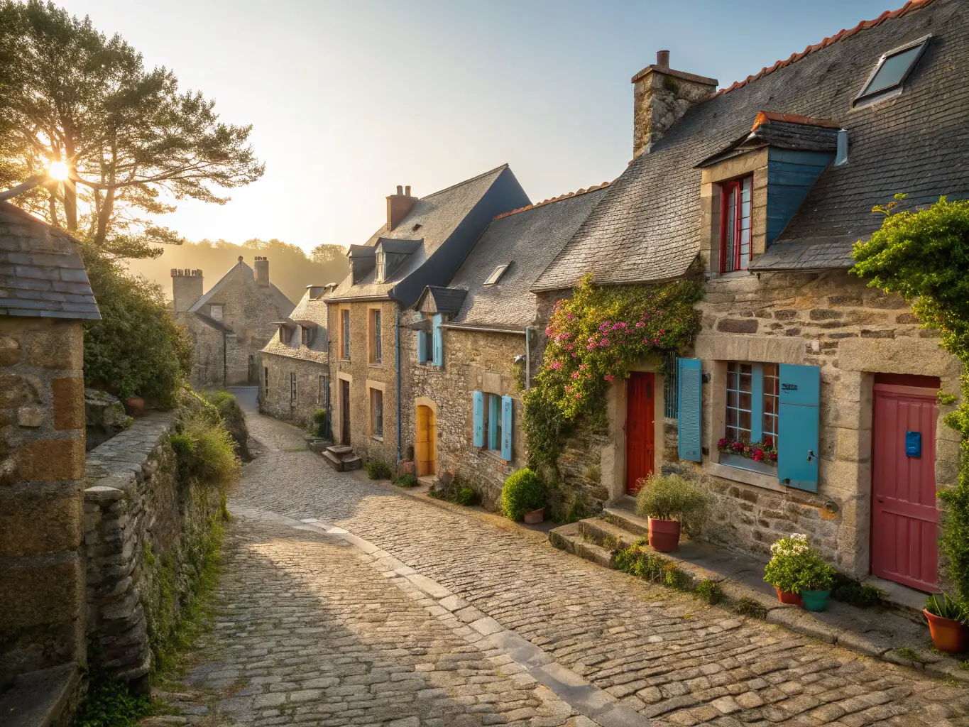 A scenic view of Verteuil's historic village center, highlighting its architectural beauty and cultural significance as a tourist destination.